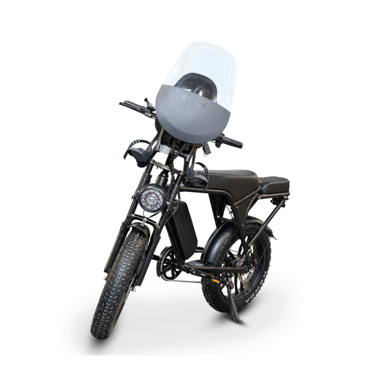 OUXI V8 Family Bike - Zwart - Kinderzitje Voor