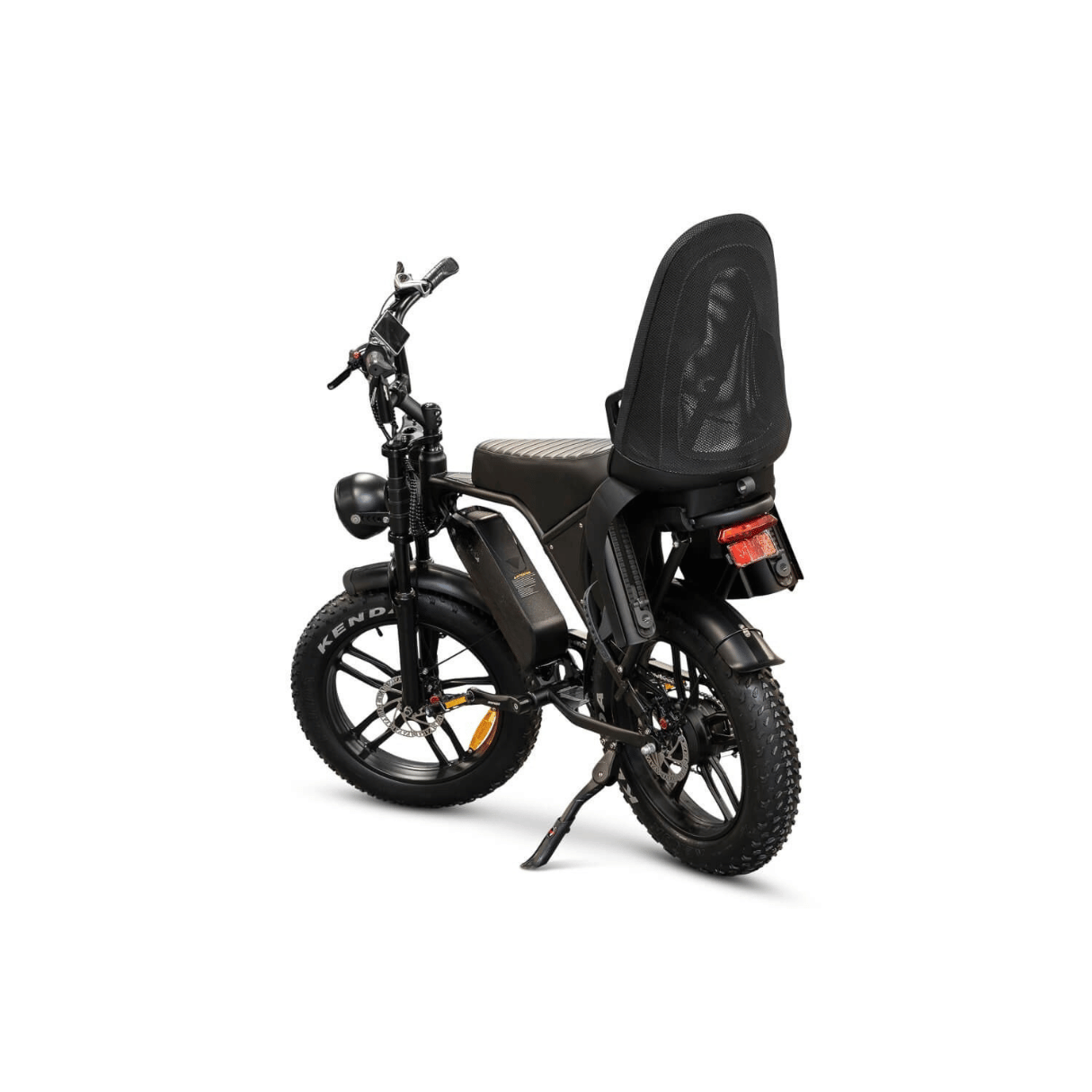 Ouxi V8 Family Bike - Family Bike - Zwart - Kinderzitje