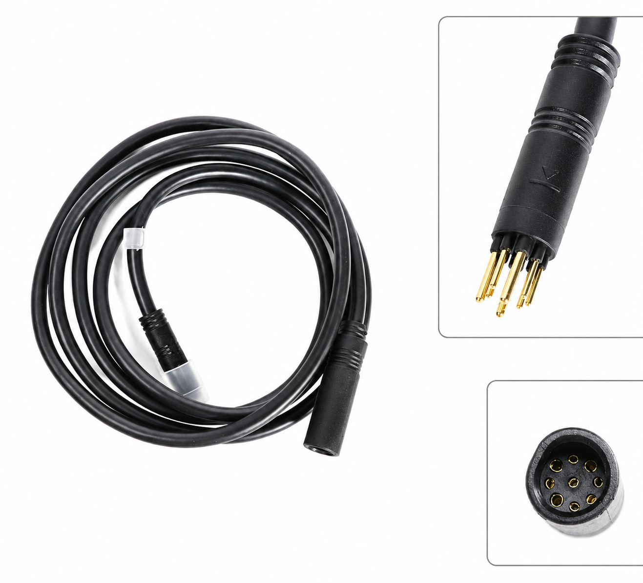Tussen kabel van Motor naar Controller 250W Zwarte kabel