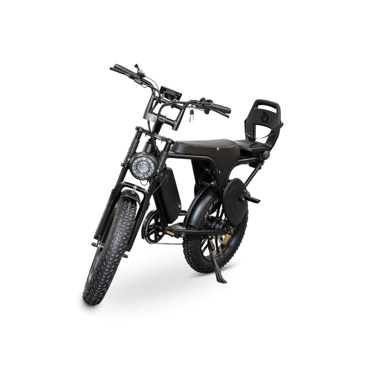 OUXI V8 Family Bike - Zwart - Kinderzitje 6 tot 10 jaar