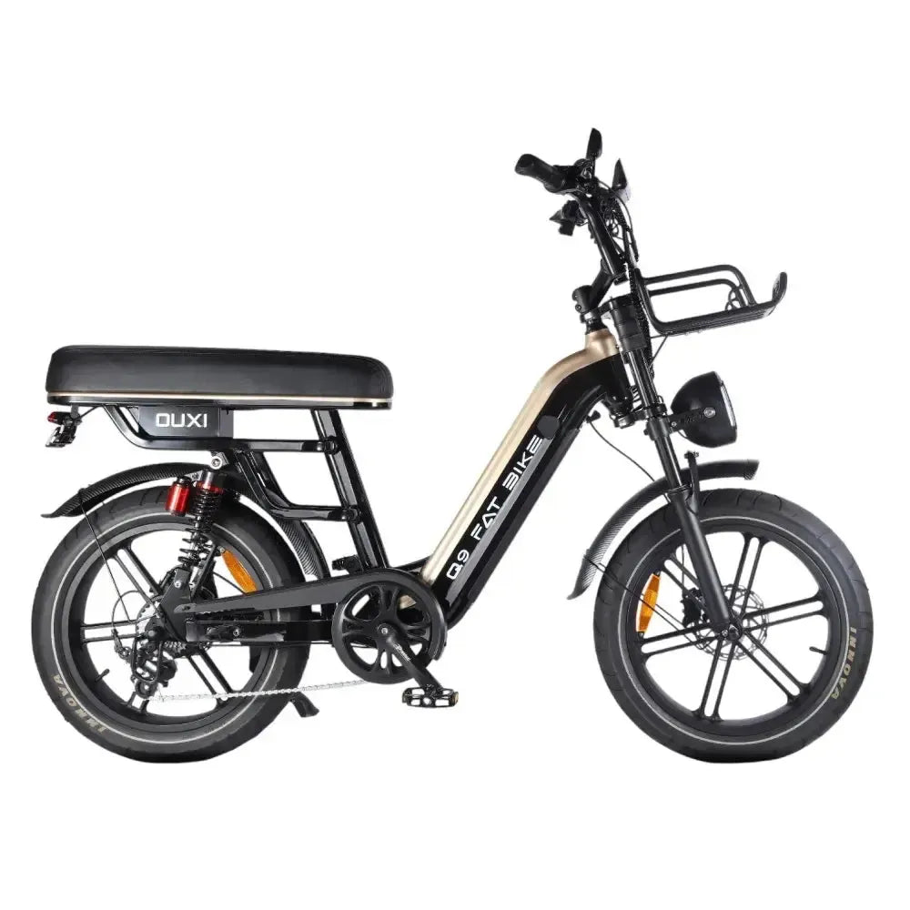 OUXI Q9 fatbike lage instap zwart