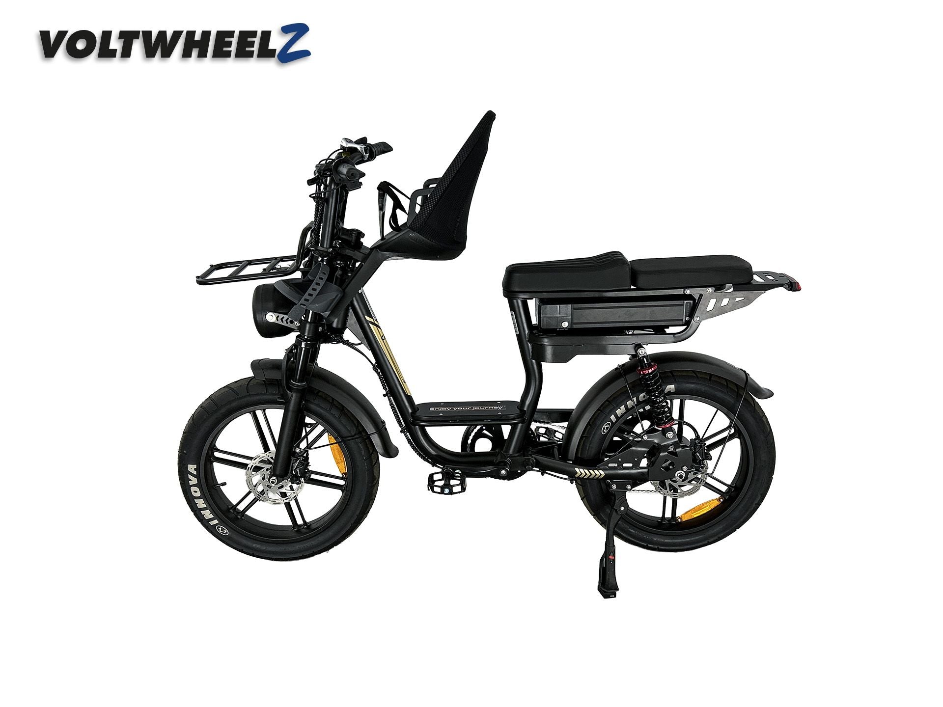 V20 Comfort Family Bike met voorzitje