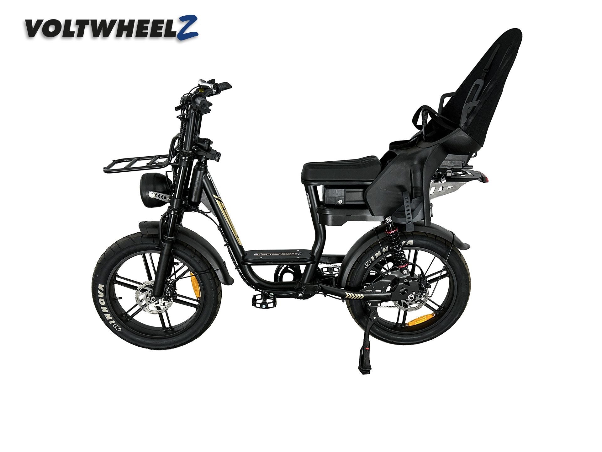 V20 Comfort Family Bike met achterzitje