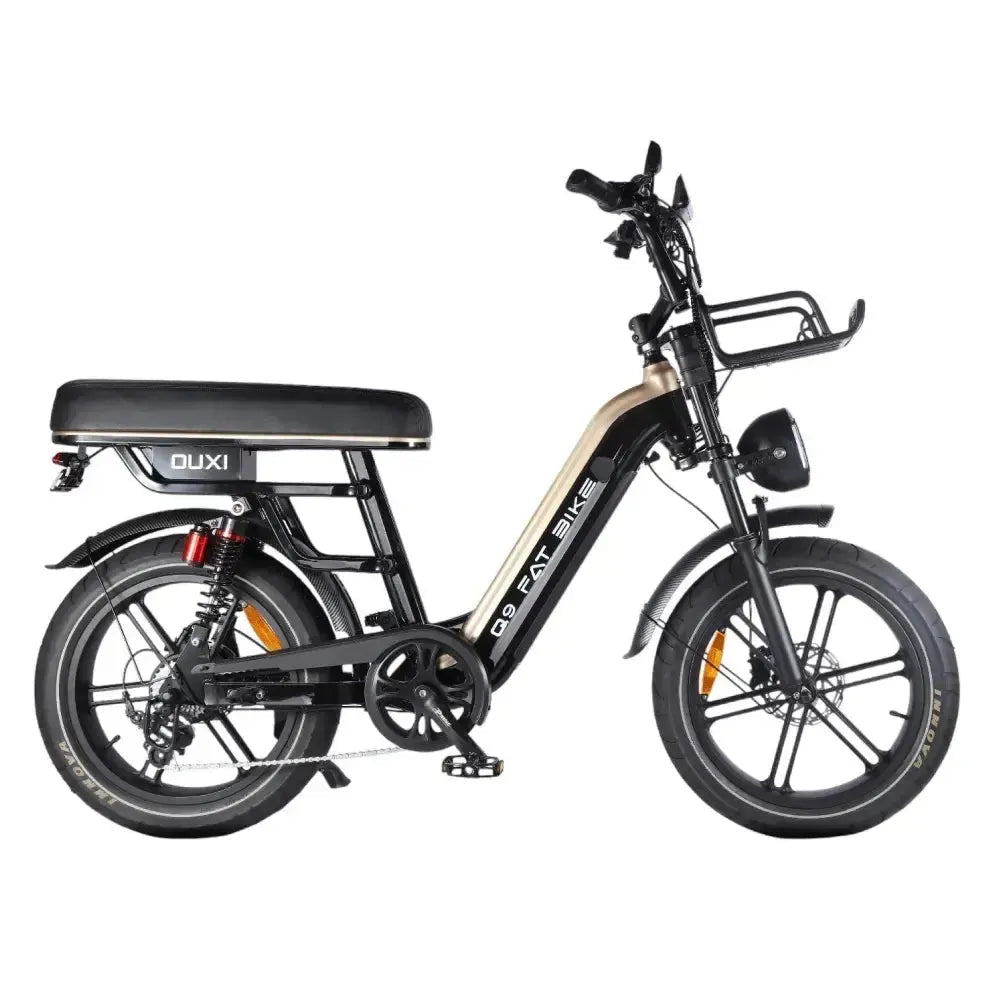 OUXI Q9 fatbike lage instap zwart