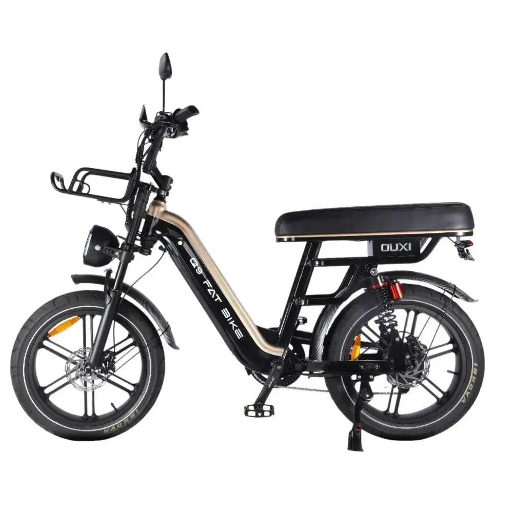 OUXI Q9 fatbike lage instap zwart